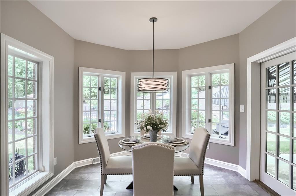 337 Parker Road Sarver, PA 16055 - Photo 10 of 25 Light pours in to the beautiful breakfast room.
