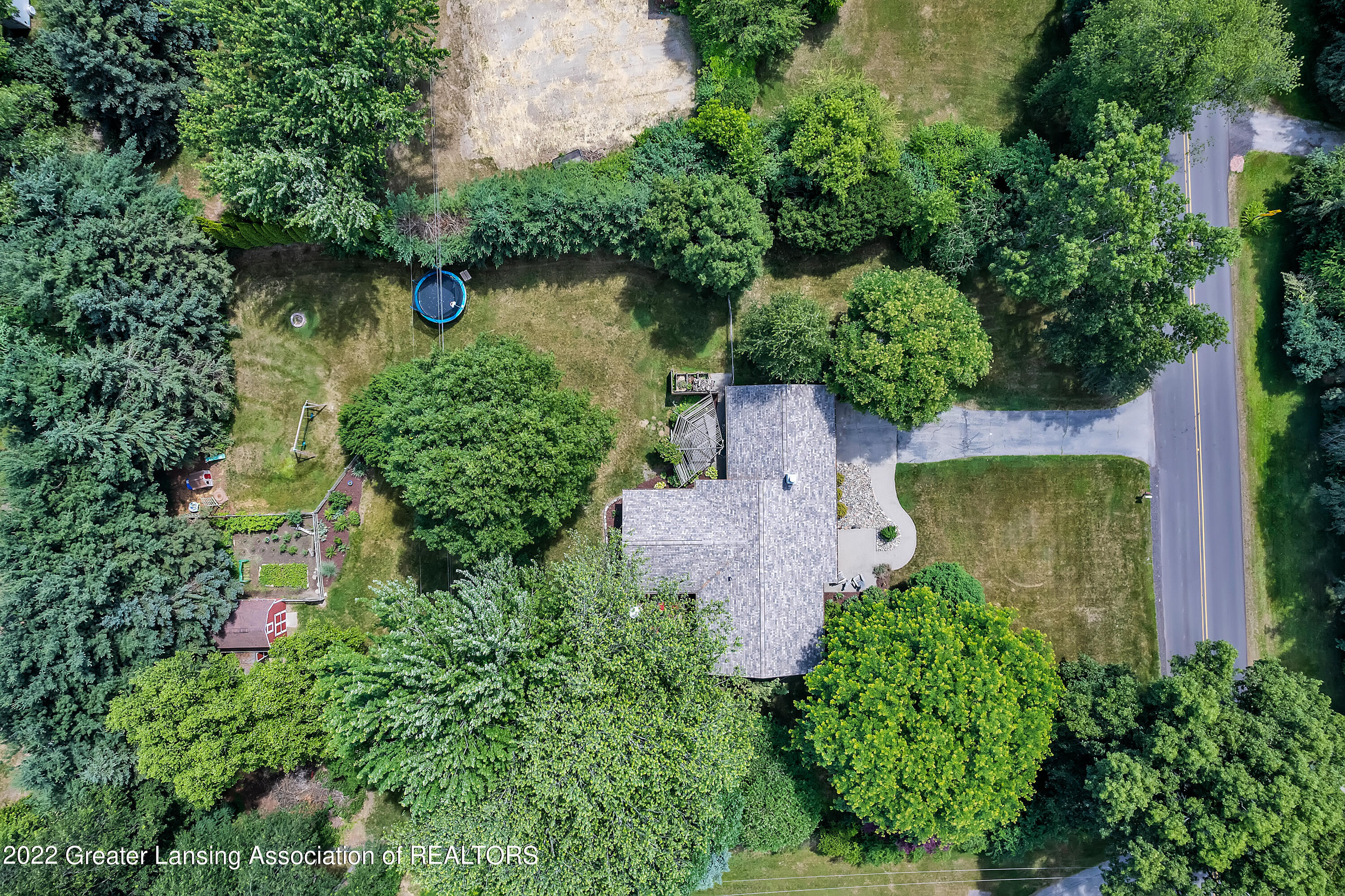 9873 Coleman Road Haslett, MI 48840 - Photo 46 of 46 Aerial View