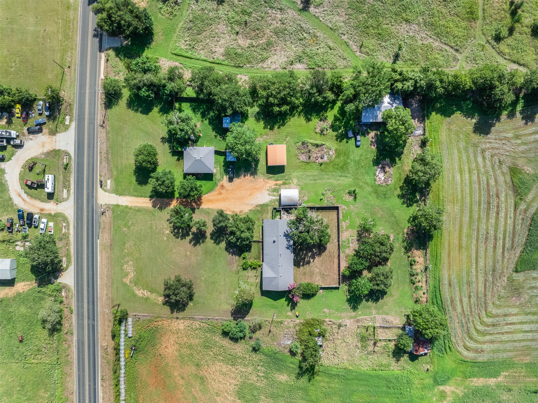 1015 FM 112 Road Lexington, TX 78947 - Photo 27 of 38 an aerial view of residential house with outdoor space