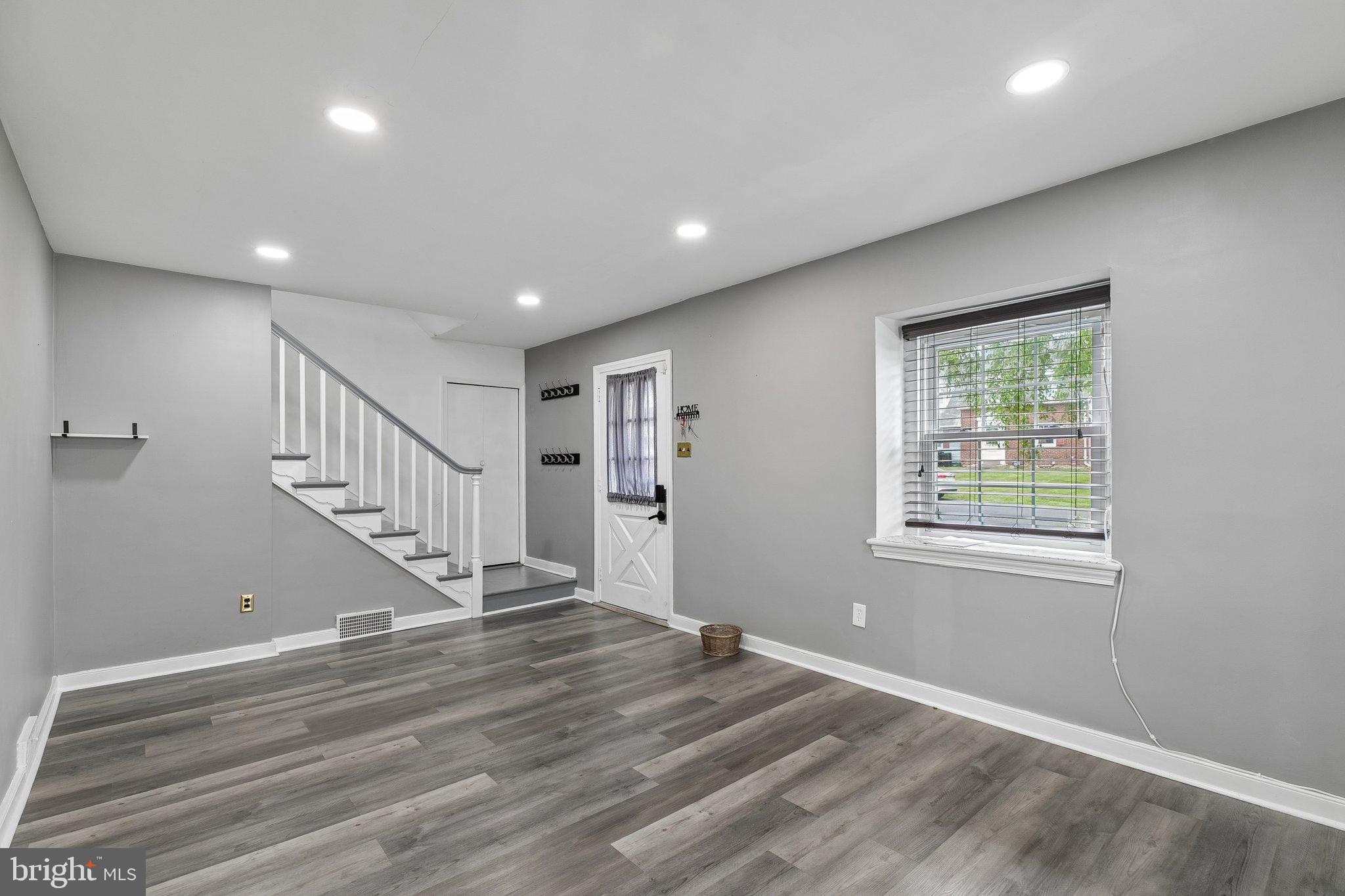556 Anne Street Huntingdon Valley, PA 19006 - Photo 46 of 50 a view of entryway with stairs and wooden floor