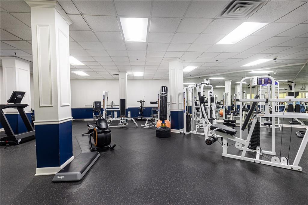 1501 Clairmont Road, Unit 1525 Decatur, GA 30033 - Photo 18 of 26 a view of a room with gym equipment