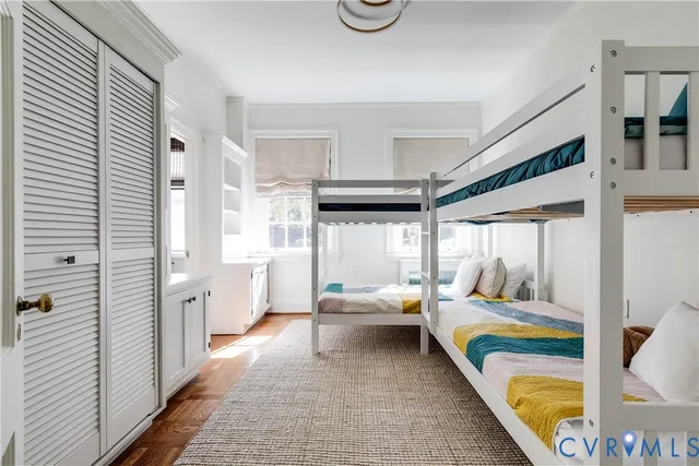 a bathroom with a shower and a shower curtain