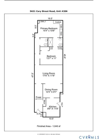 $434,950 | 5621 Cary Street Road, Unit U206, Richmond, VA 23226