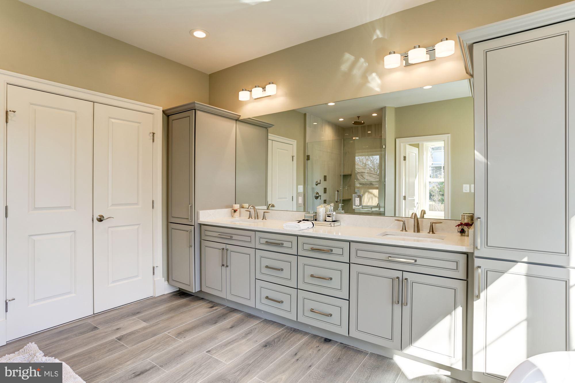 207 West Cameron Road Falls Church, VA 22046 - Photo 21 of 38 Master Bath with custom cabinetry