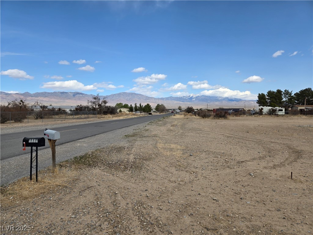 3331 West Simkins Road Pahrump, NV 89060 - Photo 6 of 6 View of road with a mountain view
