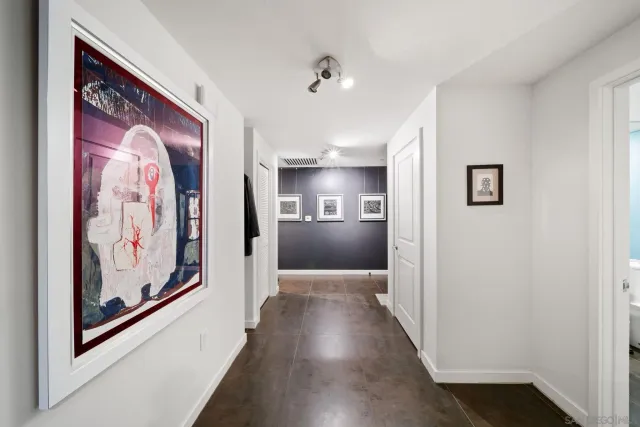 a city view with tall buildings