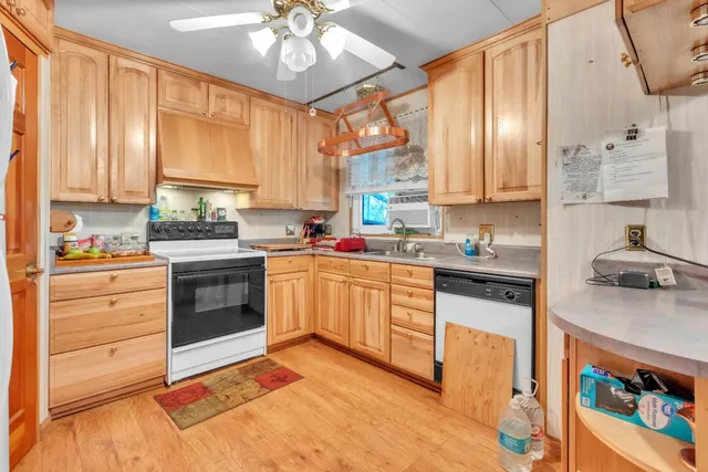a living room filled with furniture