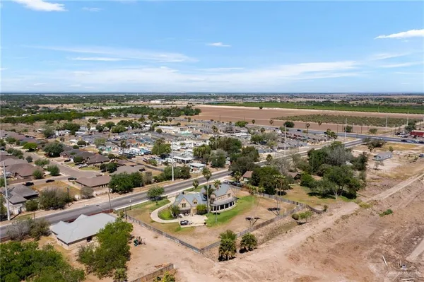 a view of a city and ocean view