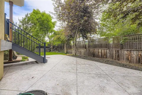 a view of outdoor space and deck