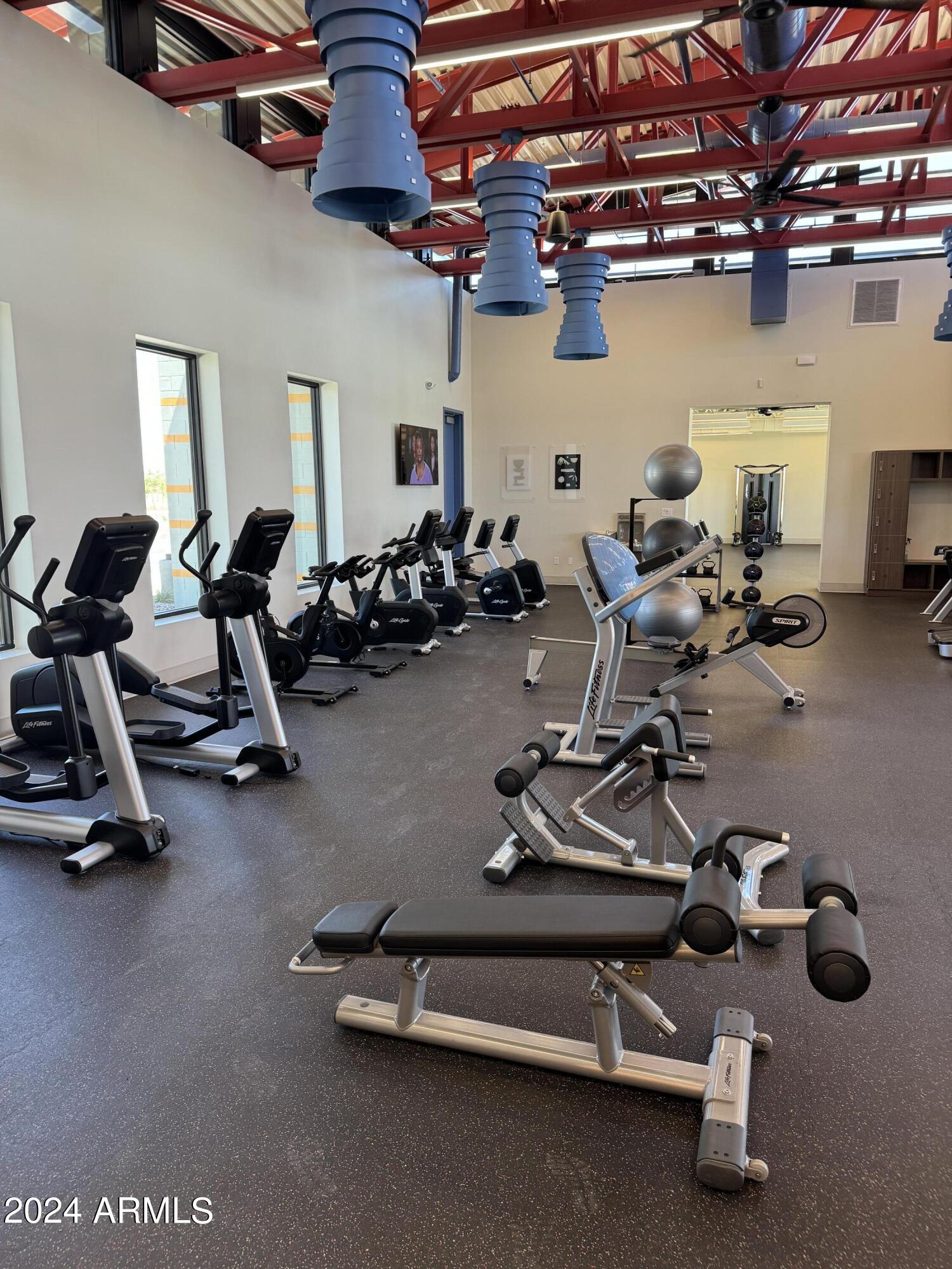 12088 East Verbina Lane Florence, AZ 85132 - Photo 41 of 48 a view of a room with gym equipment