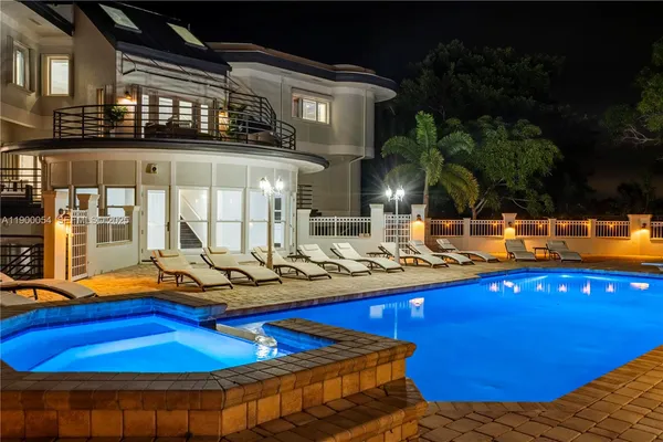 a view of a building with a window