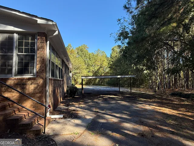 a view of outdoor space and deck