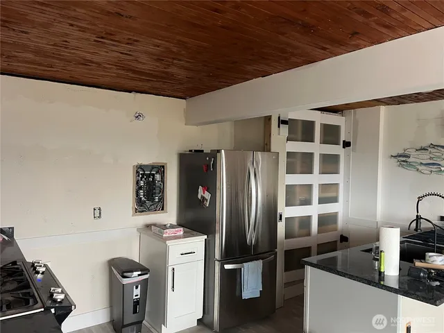 a room with gym equipment