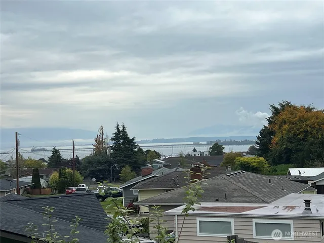a view of a balcony with a couch