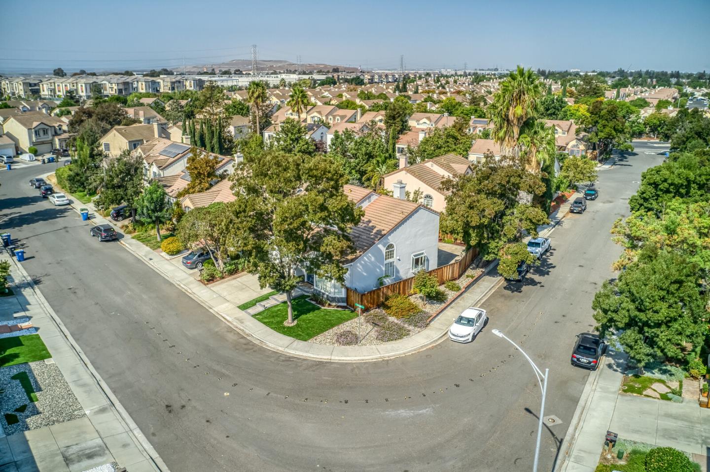 191 Seaside Drive Milpitas, CA 95035 - Photo 8 of 12 an aerial view of a house with a yard and lake view
