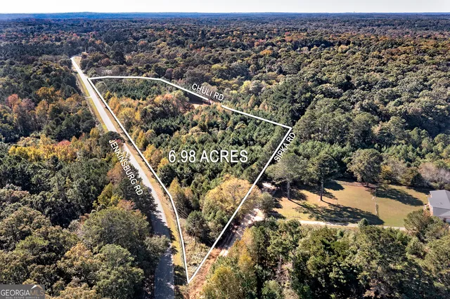 a outdoor space with trees