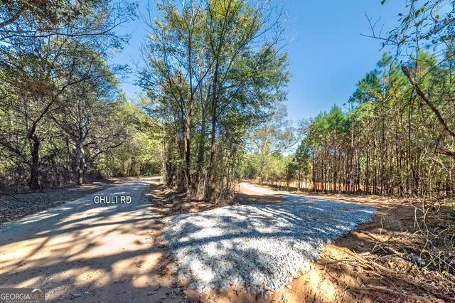 a backyard of a building with lots of green space