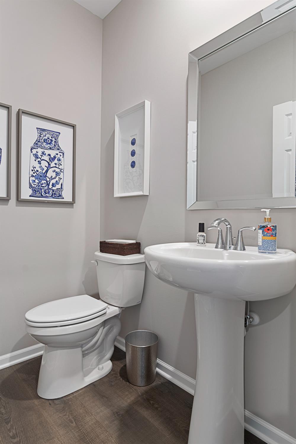 8681 Burr Rdg Circle Crown Point, IN 46307 - Photo 12 of 23 a bathroom with a sink and a toilet