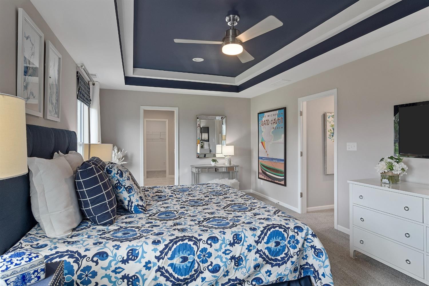8681 Burr Rdg Circle Crown Point, IN 46307 - Photo 17 of 23 a bedroom with a bed and a dresser