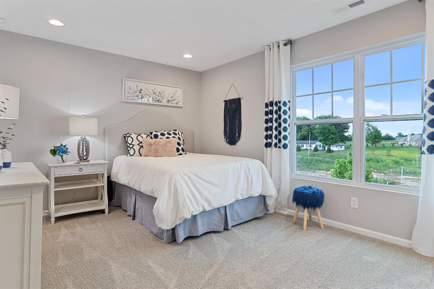 8681 Burr Rdg Circle Crown Point, IN 46307 - Photo 19 of 23 a bed room with a bed and a large window
