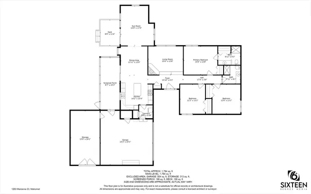 $301,400 | 1203 Marianne Court, Mahomet, IL 61853