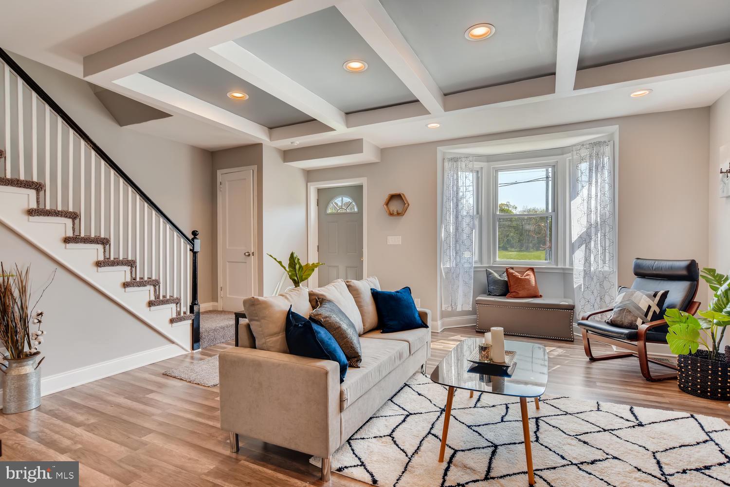 4050 Hillen Road Baltimore, MD 21218 - Photo 5 of 27 Living room with beautiful details