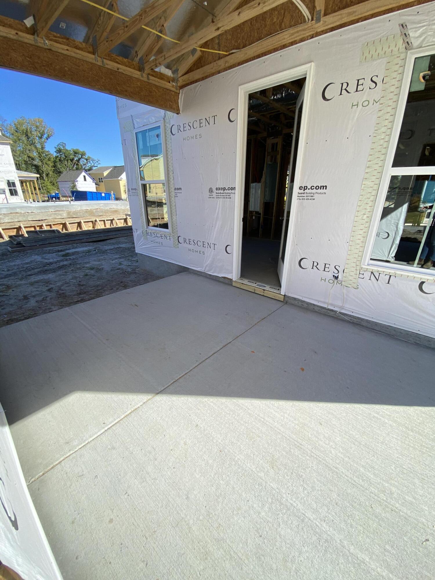 1257 Crooked Oak Road Charleston, SC 29492 - Photo 7 of 28 Outdoor patio - under construction