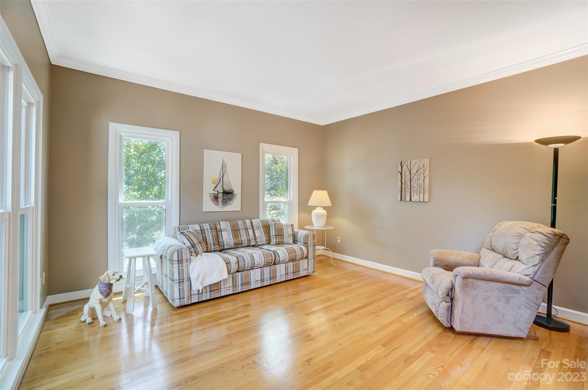 29025 Beaver Run Tega Cay, SC 29708 - Photo 16 of 42 a living room with furniture and a wooden floor