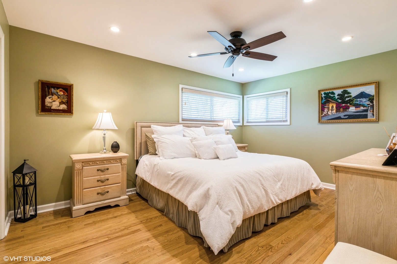 1755 Winthrop Road Highland Park, IL 60035 - Photo 6 of 15 a bedroom with a bed and a chandelier