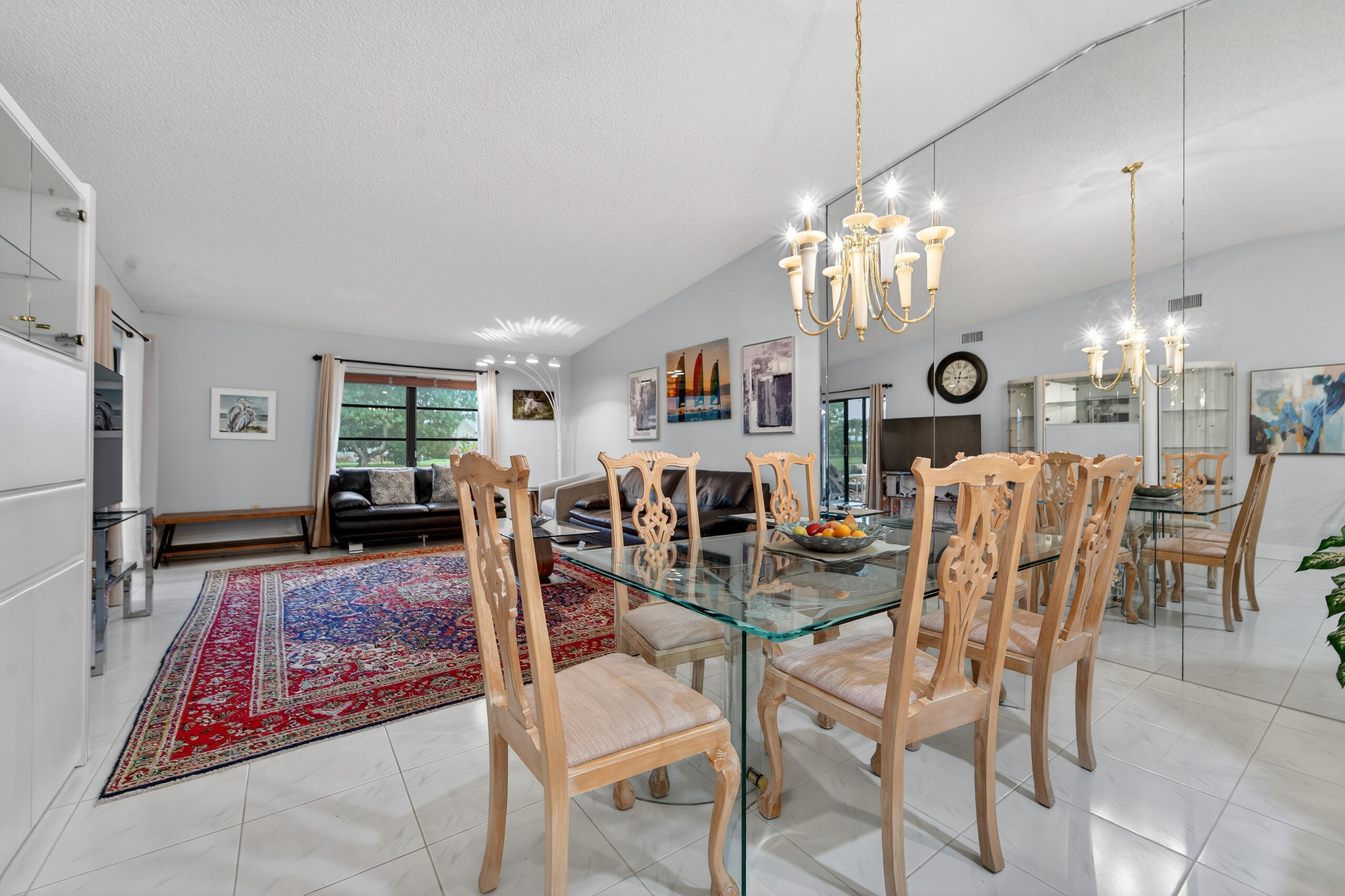 6220 Kings Gate Circle Delray Beach, FL 33484 - Photo 8 of 59 a view of a dining room and livingroom view