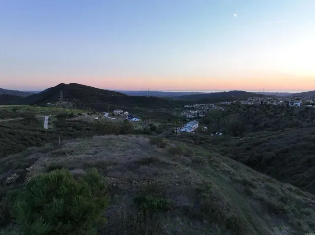 a view of a fireplace in a forest