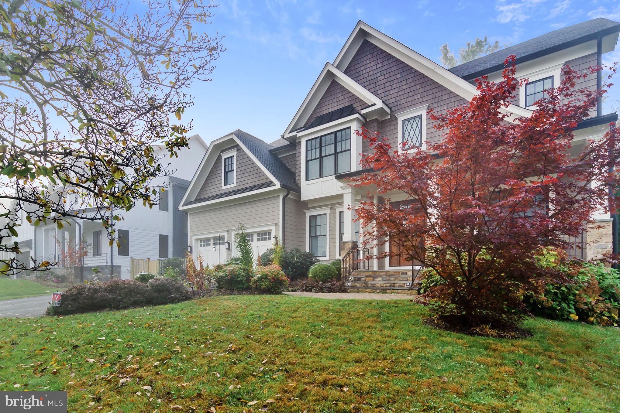 6801 Danforth Street McLean, VA 22101 - Photo 1 of 29 a front view of house with yard and green space