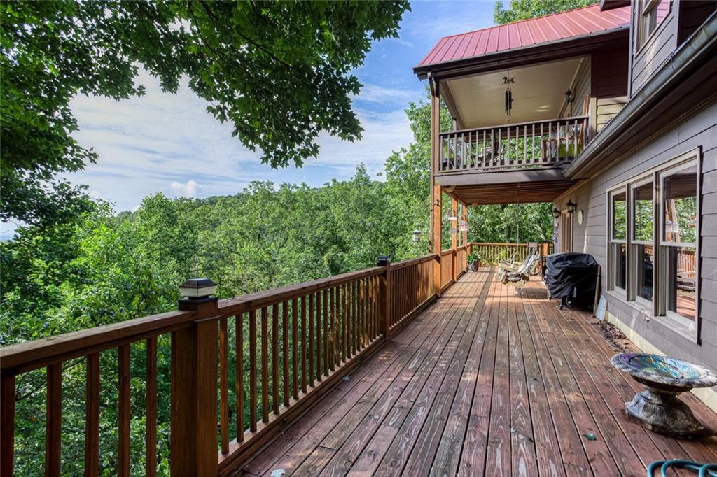 8 Mt Sequoyah Road Jasper, GA 30143 - Photo 51 of 86 a view of balcony with a deck