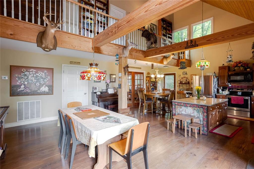 8 Mt Sequoyah Road Jasper, GA 30143 - Photo 9 of 86 a view of a dining area with furniture and wooden floor