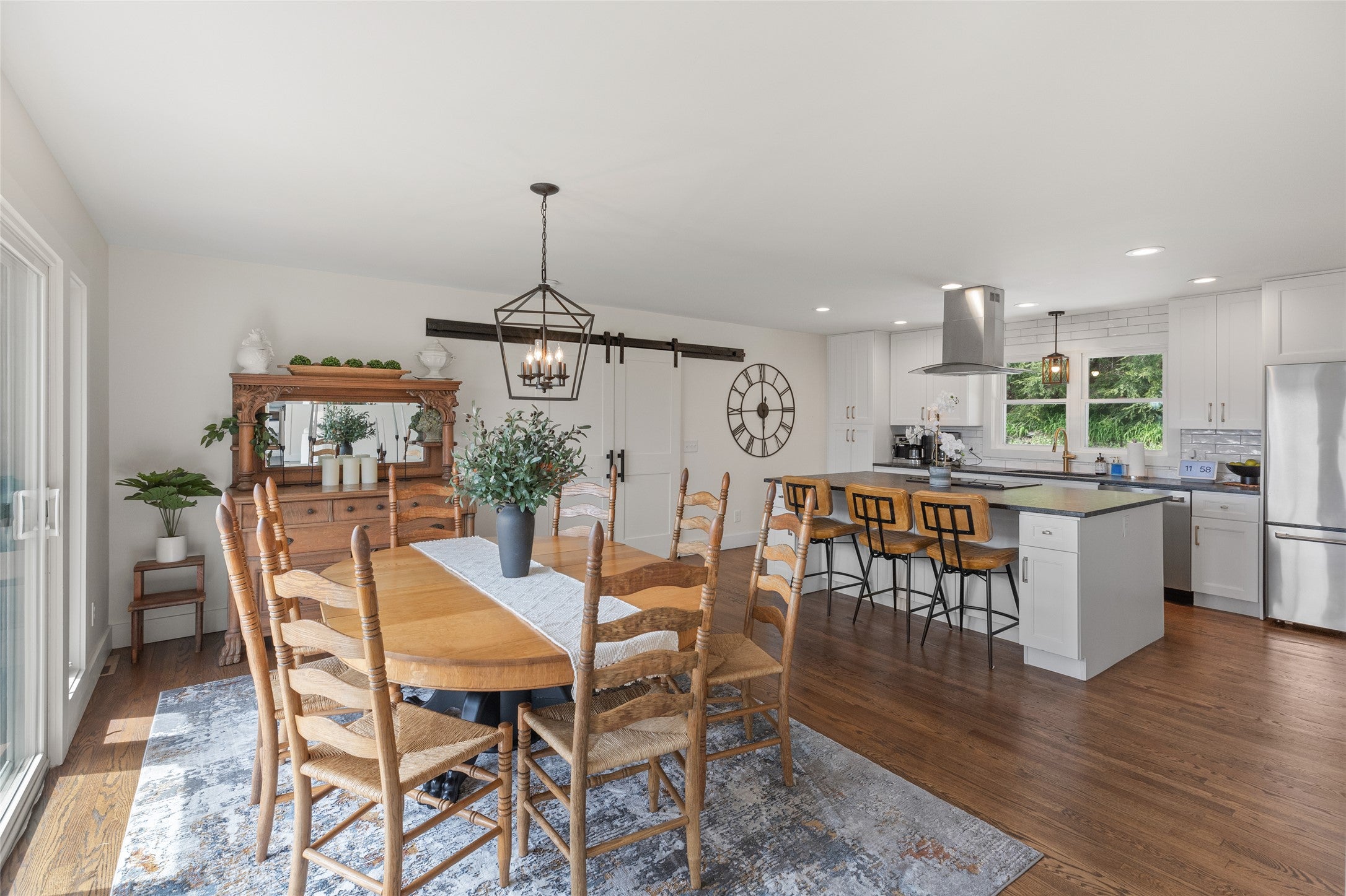 814 Dog Mountain Road Highlands, NC 28741 - Photo 11 of 63 Large Dining Area and Island Seating