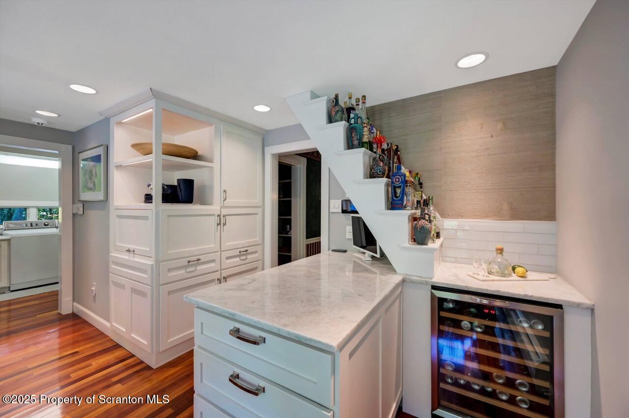3360 Forest Road Wilkes Barre, PA 18706 - Photo 21 of 88 a kitchen with white cabinets and appliances