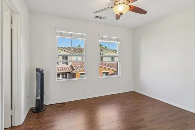 wooden floor in an empty room