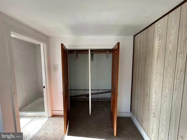 a view of closet area