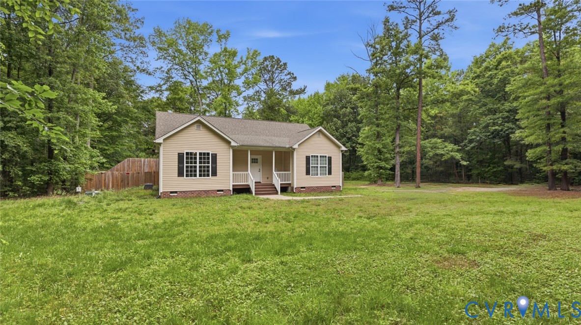 2406 Emanuel Church Road Powhatan, VA 23139 - Photo 3 of 48 Single-story residence featuring a covered front p