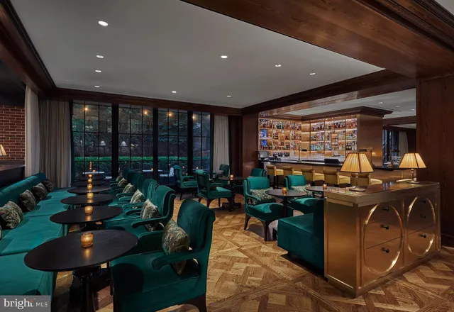 a picture of a bench in front of a door