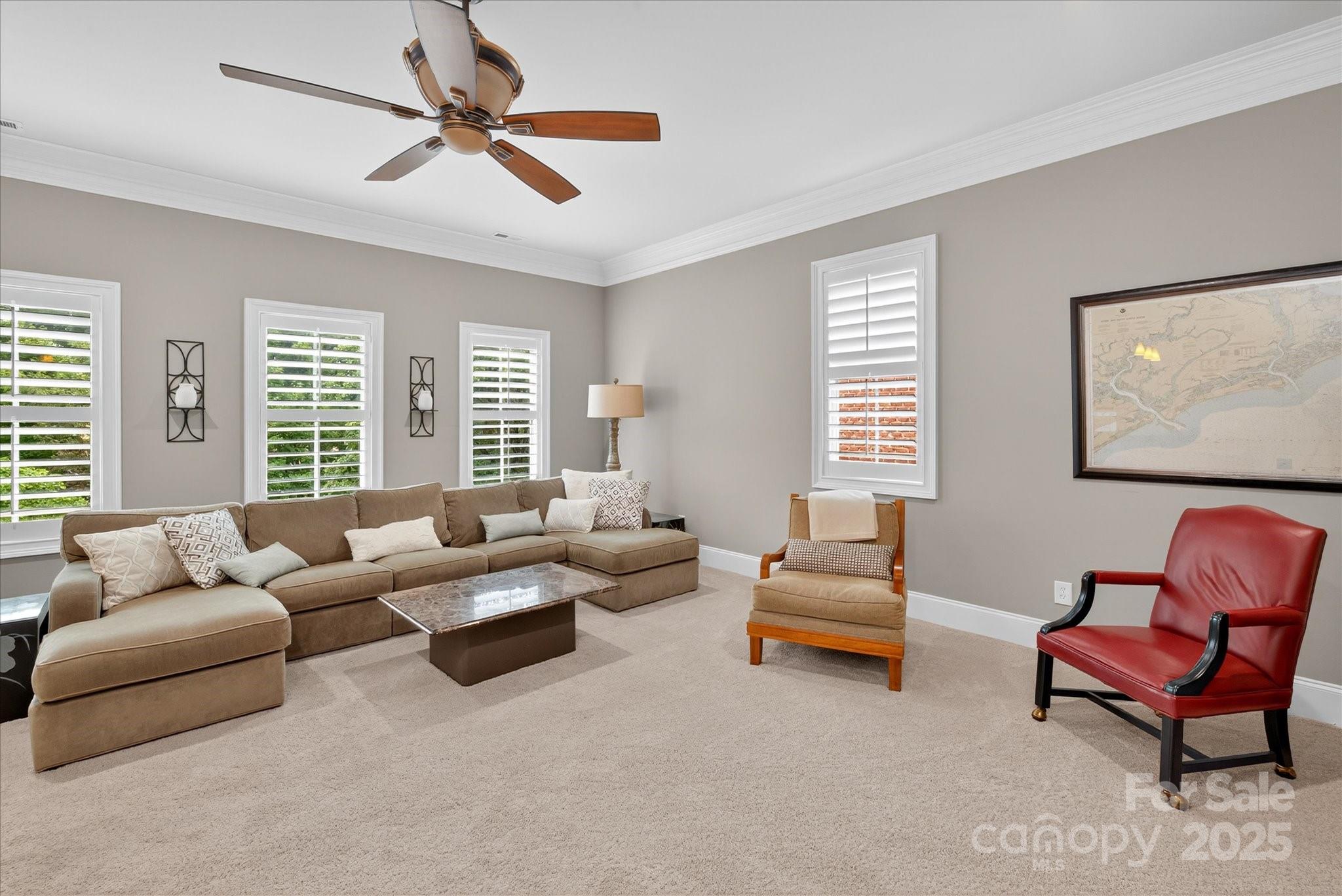 9614 Wheatfield Road Charlotte, NC 28277 - Photo 33 of 47 a living room with furniture and a large window