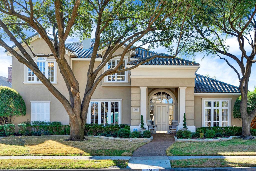 2605 Rutgers Court Plano, TX 75093 - Photo 1 of 1 Welcome to 2605 Rutgers nestled on a quiet cul-de-sac in Willow Bend West in Plano! This gorgeous Mediterranean-style open boasts and open floor plan with many sunny windows to flood the home with natural light! You'll love the exterior fresh paint (2026) as well as updated landscaping and lighting!