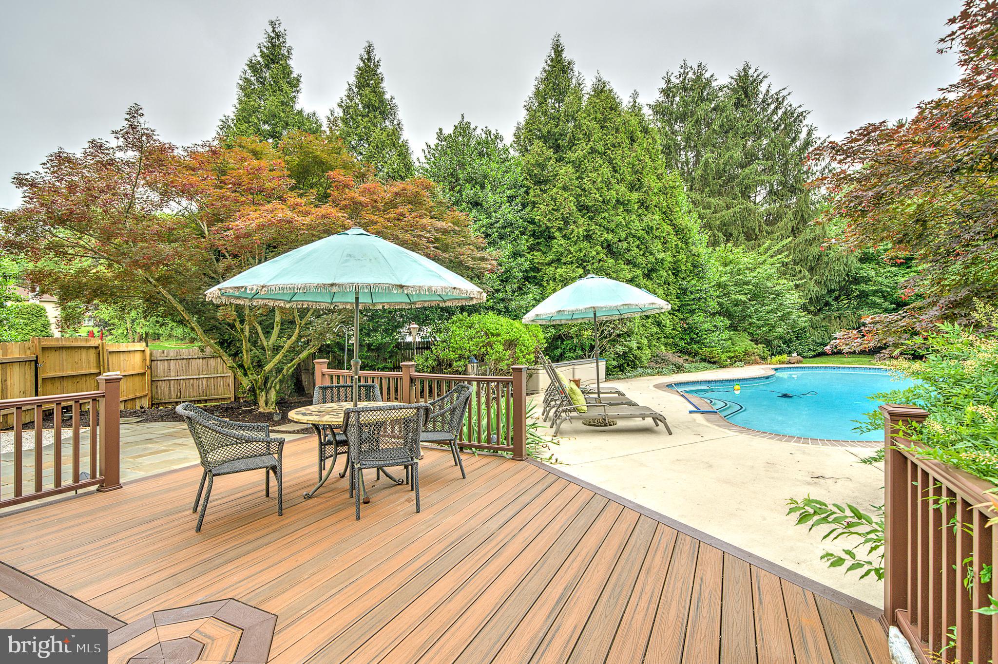 717 Buckley Road Blue Bell, PA 19422 - Photo 2 of 45 Private backyard with pool