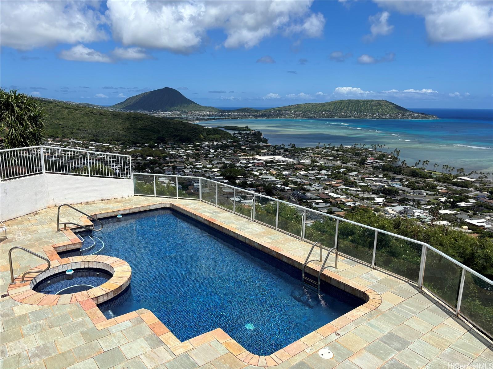 483 Maono Loop Honolulu, HI 96821 - Photo 2 of 25 a view of a balcony with a ocean view