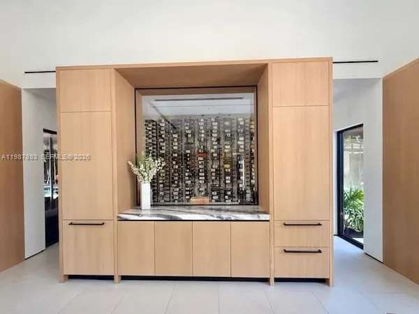 a view of closet with window