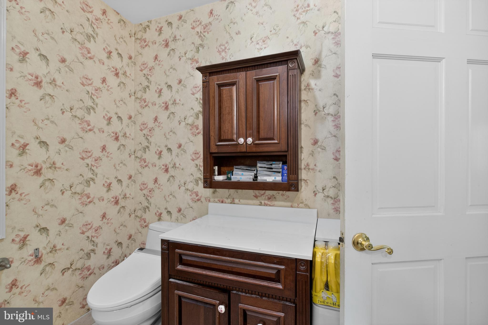 216 Revere Road Marlton, NJ 08053 - Photo 26 of 47 a bathroom with a toilet and a shower curtain