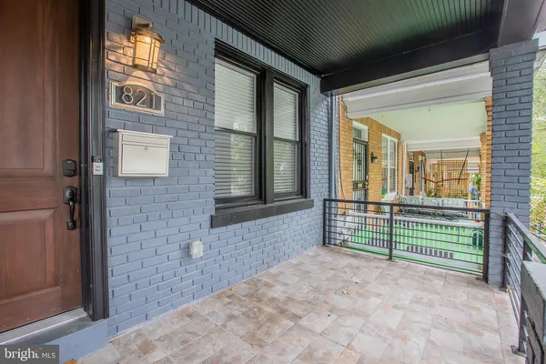 a view of outdoor space and front door