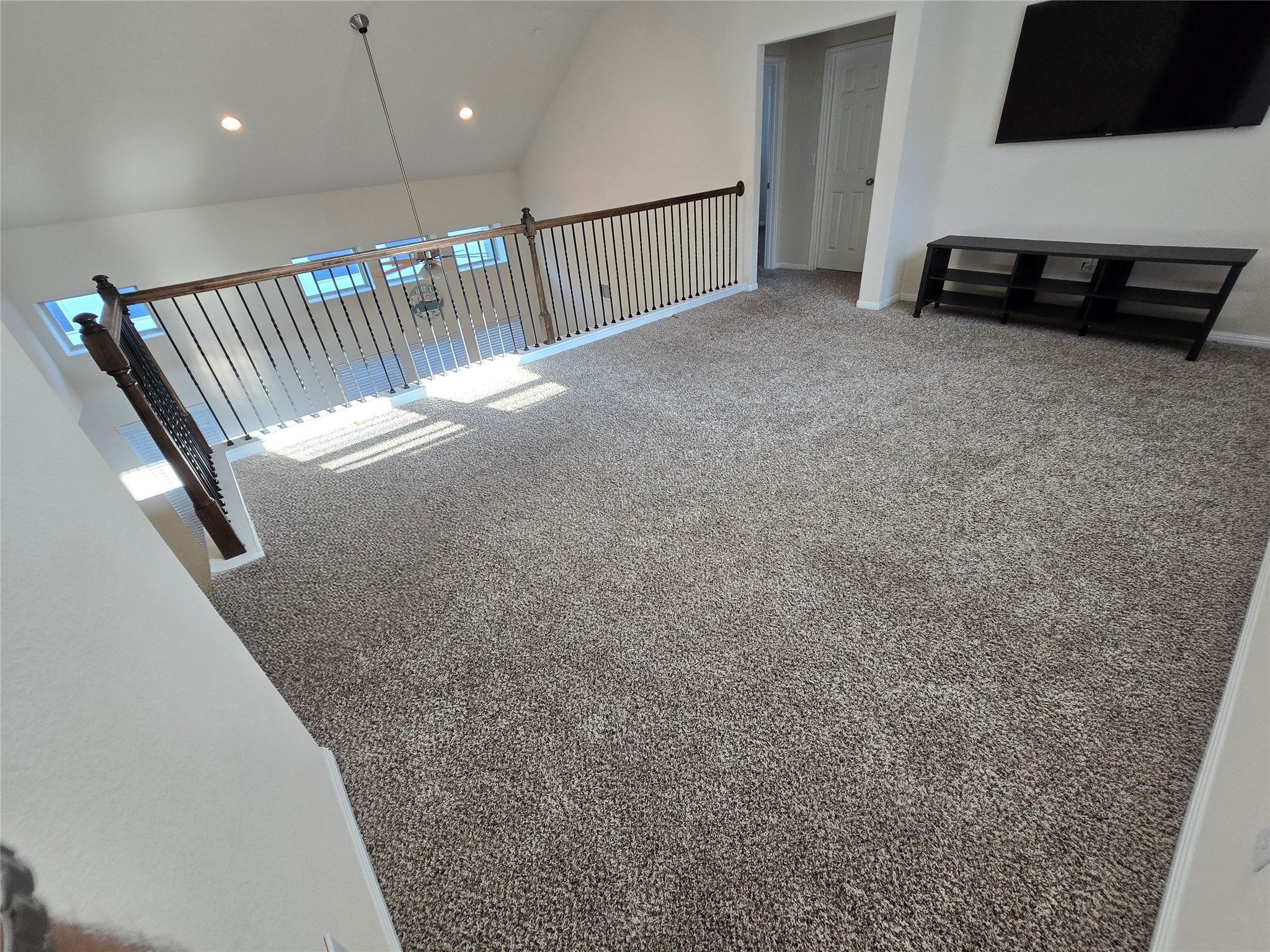 3240 East Whitestone Boulevard, Unit 49 Cedar Park, TX 78613 - Photo 18 of 33 a view of a livingroom with a staircase