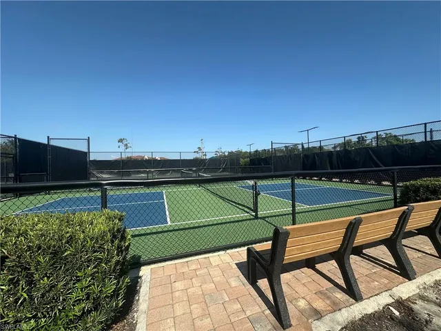 a view of a tennis court