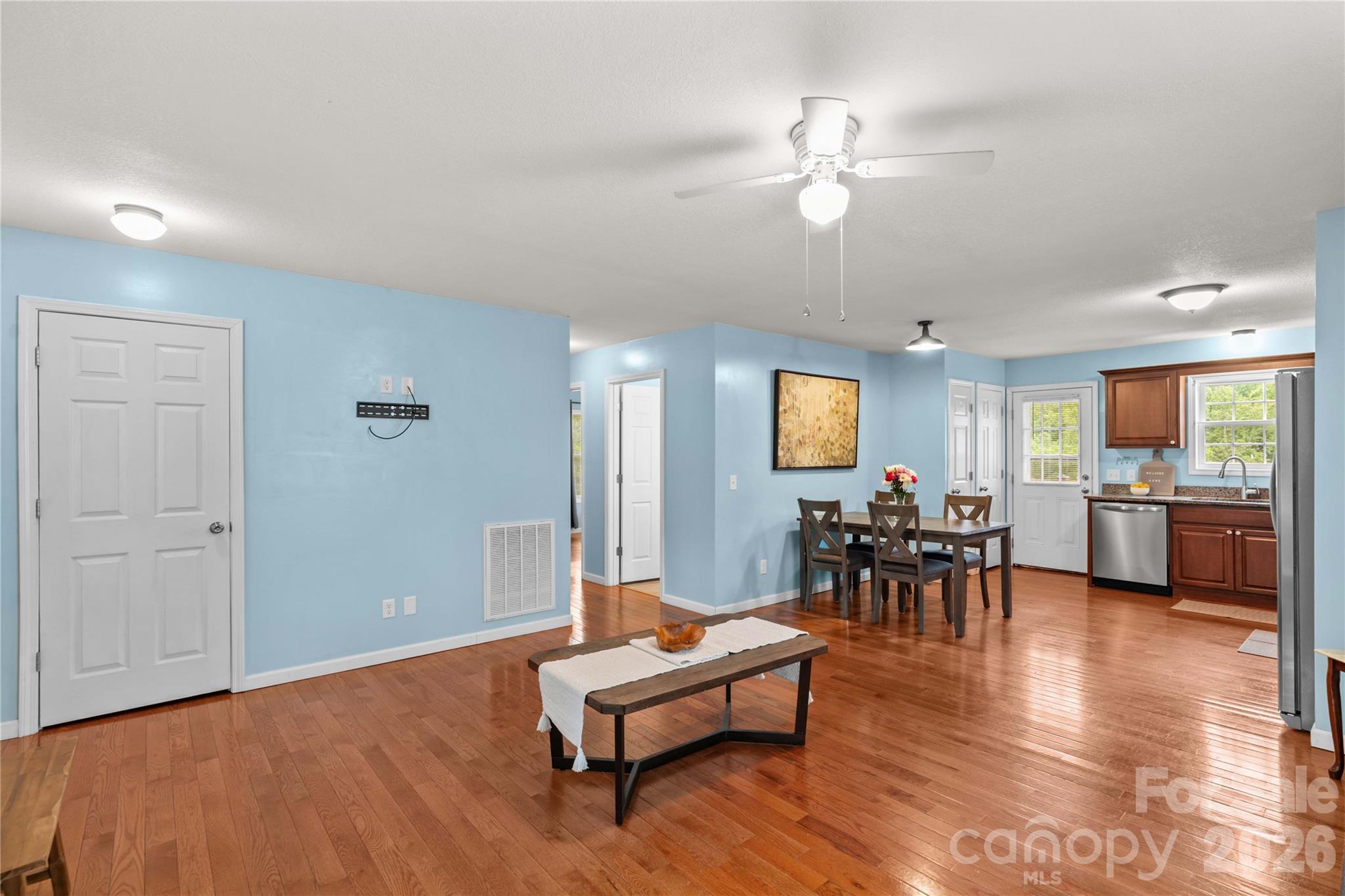 1026 Blue Ridge Ventures Morganton, NC 28655 - Photo 7 of 28 a living room with furniture and kitchen view